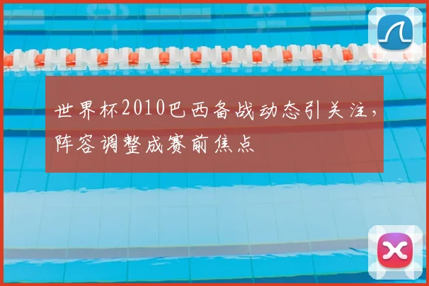 世界杯2010巴西备战动态引关注，阵容调整成赛前焦点