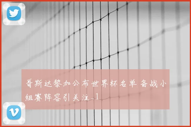 哥斯达黎加公布世界杯名单 备战小组赛阵容引关注_1